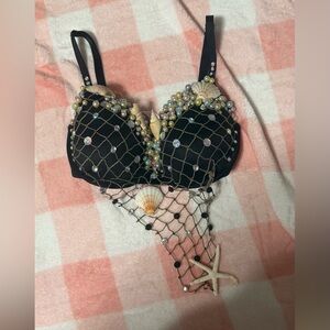 Custom Beaded Mermaid Bra